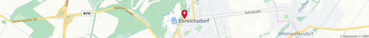Kartendarstellung des Standorts für St. Anna-Apotheke in 2483 Ebreichsdorf